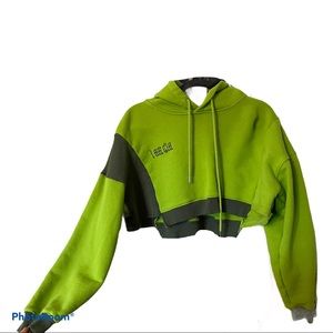 I am Gia cropped hoodie